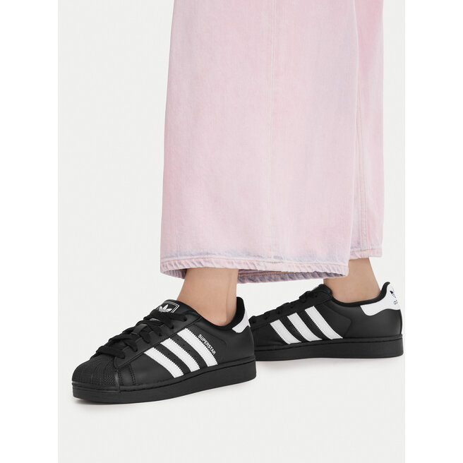 Sneakersy adidas Superstar II JI0079 Czarny - kobiece