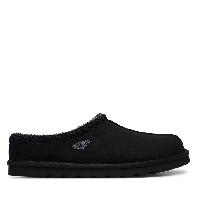 Kapcie Skechers Renten - Ulrich 205605/BLK Czarny - męskie