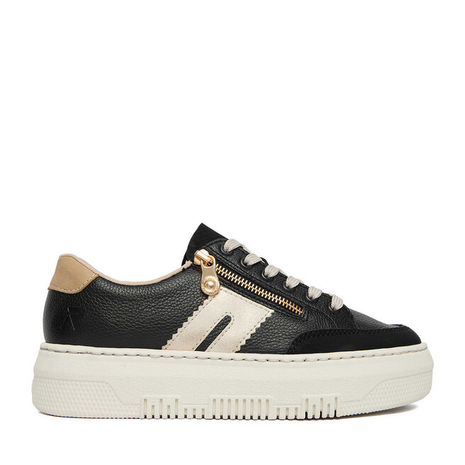 Sneakersy Rieker M1912-00 Czarny - kobiece