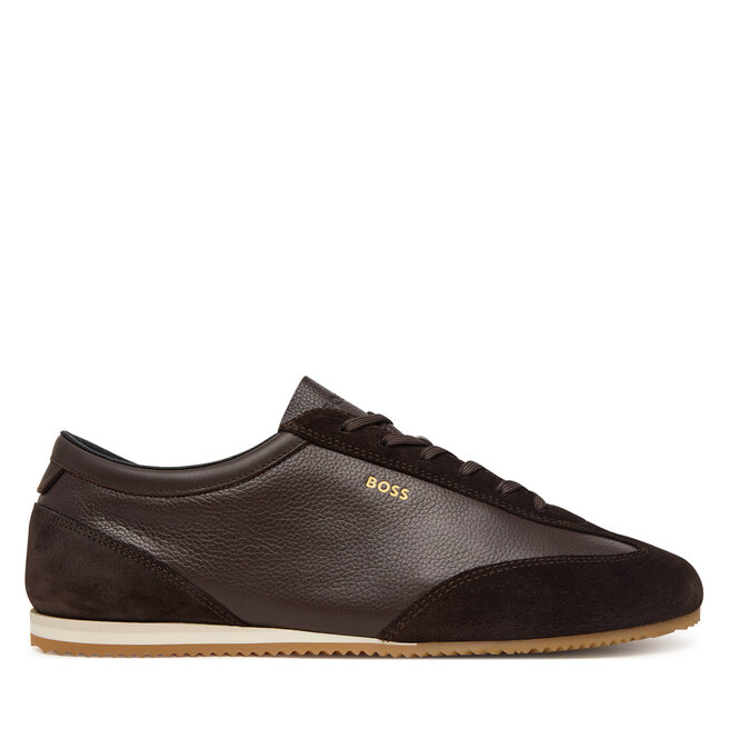 Sneakersy BOSS Lineor 50568463 Brązowy - męskie