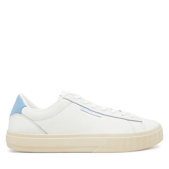 Sneakersy Tommy Jeans Tjw Cupsole Sneaker EN0EN02508 Biały - kobiece