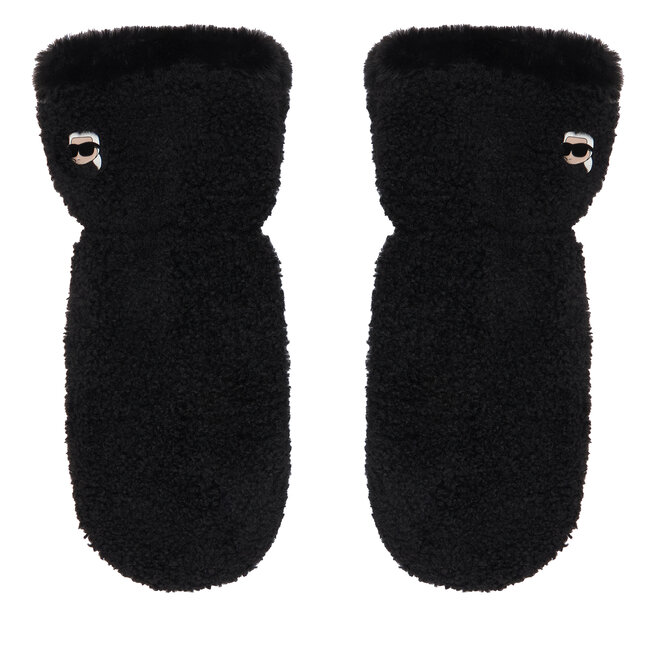 Rękawiczki KARL LAGERFELD B4W33044 Czarny - kobiece