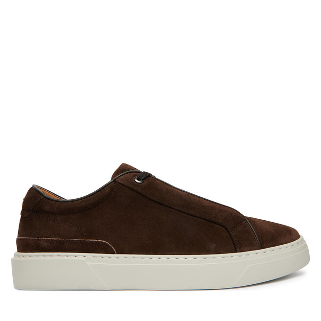 Sneakersy BOSS GaryTenn 50534292 Brązowy - męskie