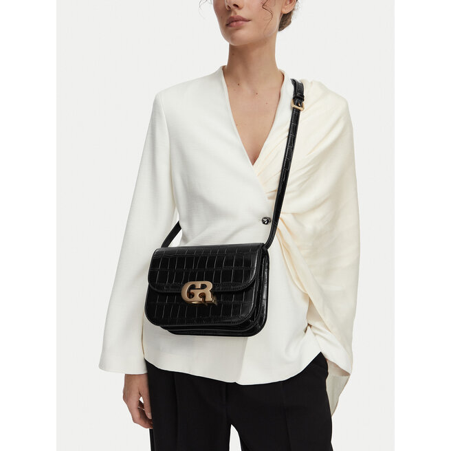 Torebka GINO ROSSI EO-LINA-KQ44-CROCCO Czarny -