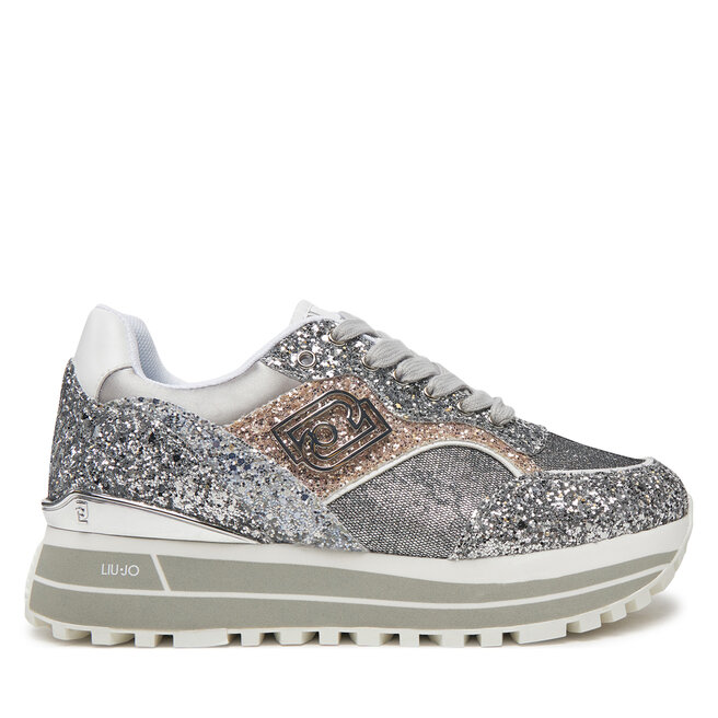 Sneakersy Liu Jo BA5015 TX007 Srebrny - kobiece