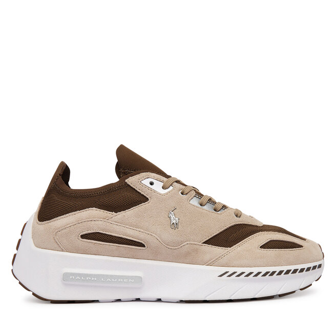 Sneakersy Polo Ralph Lauren Boerum 809P15682001 Brązowy jasny - męskie