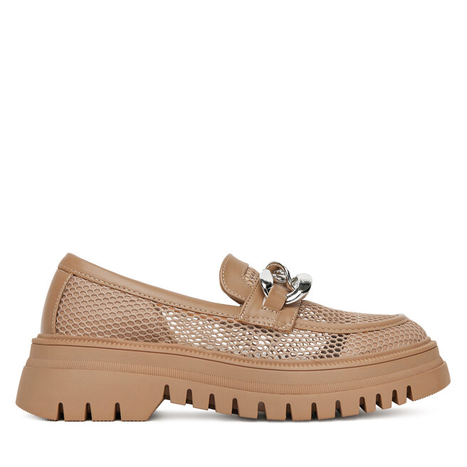 Loafersy DeeZee 60062D-2 Brązowy - kobiece