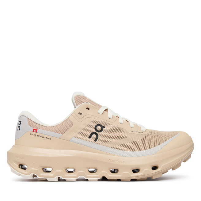 Buty do biegania On Cloudvista 3 Waterproof 3WG30212 Beżowy - kobiece
