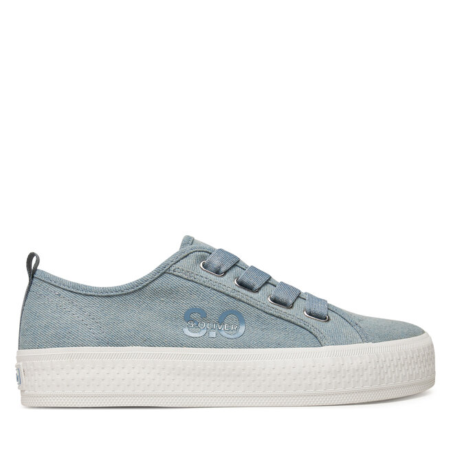 Sneakersy s.Oliver 5-23611-44 Niebieski - kobiece