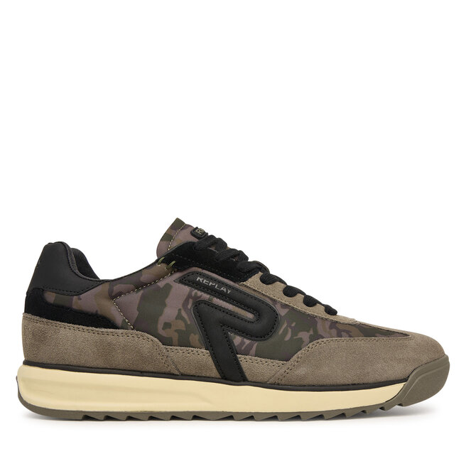 Sneakersy REPLAY GMSIB.000.C0202T Zielony - męskie