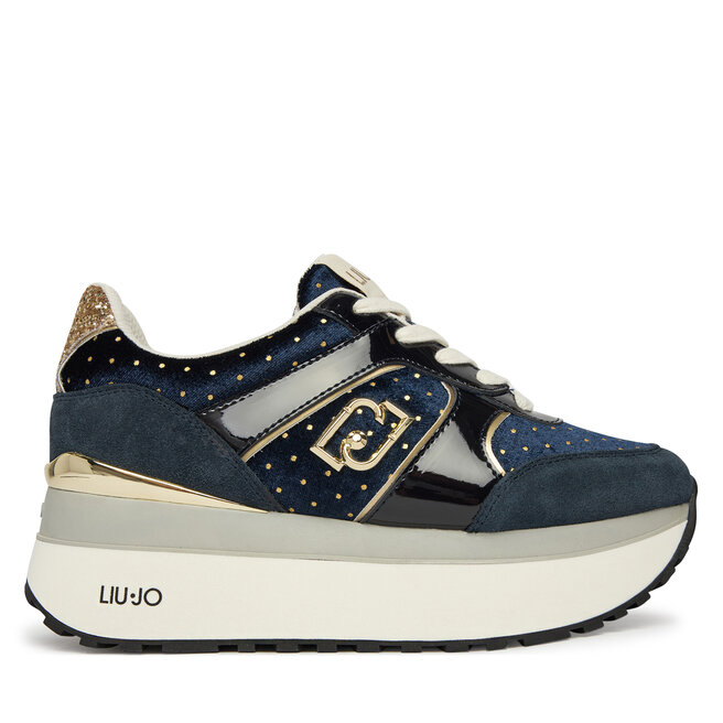 Sneakersy Liu Jo Maxi Wonder Plus 02 BF6009 PX901 Granatowy - kobiece