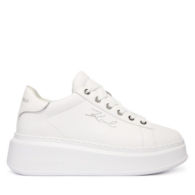Sneakersy KARL LAGERFELD Anakapri KL63518A Biały - kobiece