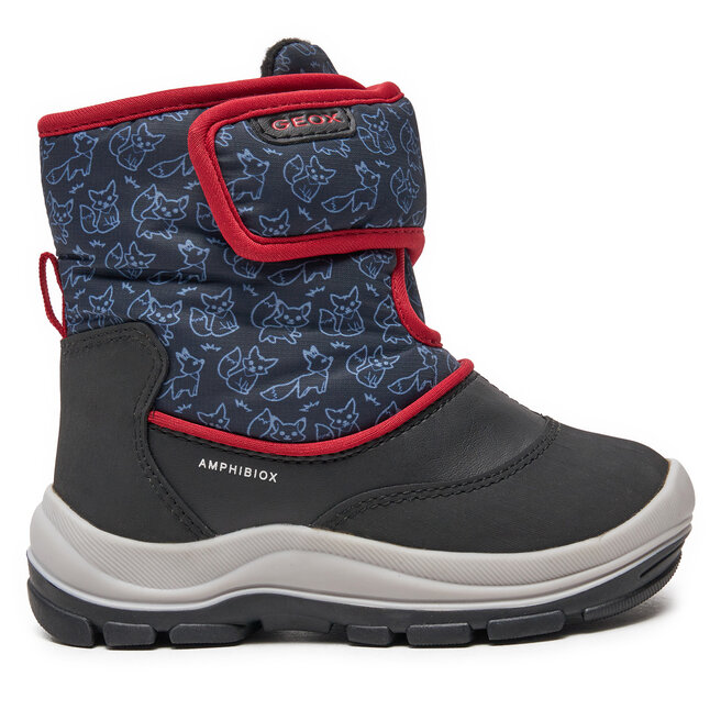 Śniegowce Geox B Flanfil Boy B Abx B263VE 0BCMN C0048 S Czarny - chłopięce