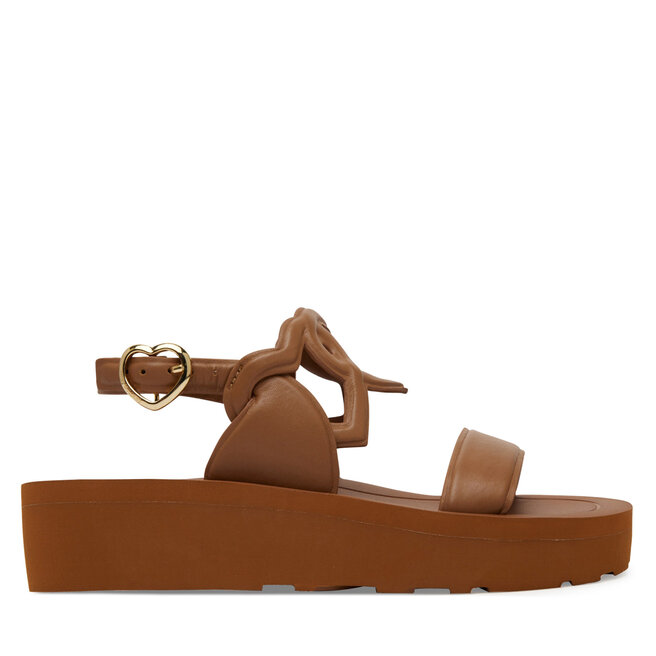 Sandały LOVE MOSCHINO JA16054I1MIA0201 Brązowy - kobiece