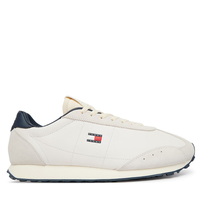 Sneakersy Tommy Jeans Tjm Retro Runner Archive Mix Mat EM0EM01763 Beżowy jasny - męskie