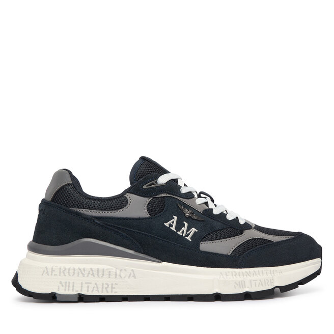 Sneakersy Aeronautica Militare 262SC0318UCT04248 Granatowy - męskie