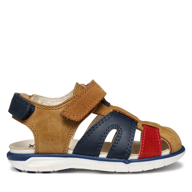 Sandały Geox B Sandal Delhi B354LA 0CL22 C6146 M Brązowy - chłopięce