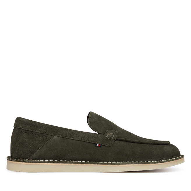 Mokasyny Tommy Hilfiger FM0FM05782 Zielony -