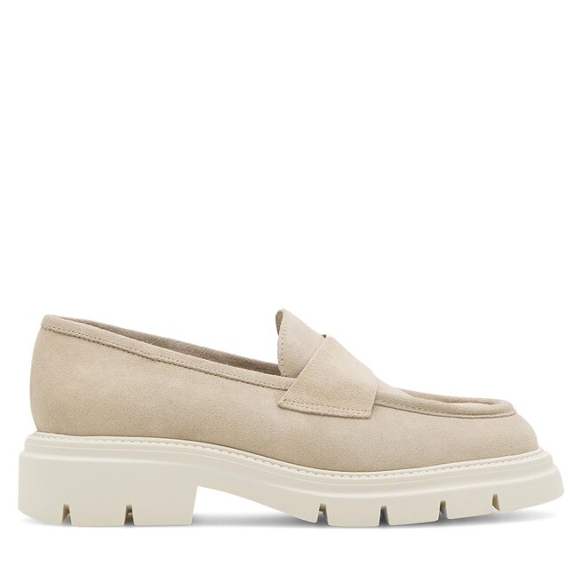 Loafersy Gino Rossi GRACE-E24-26372LM Beżowy - kobiece