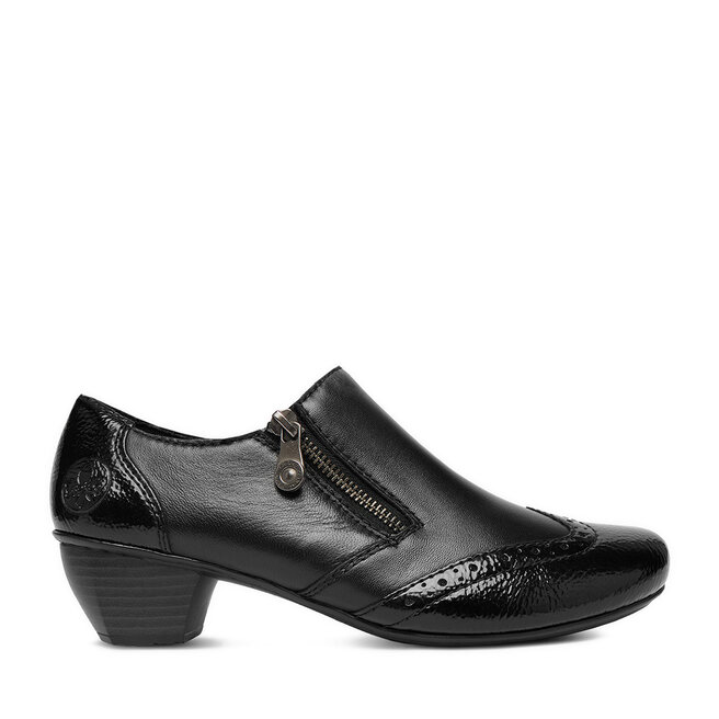 Półbuty Rieker CEO-41757-00 Czarny - kobiece