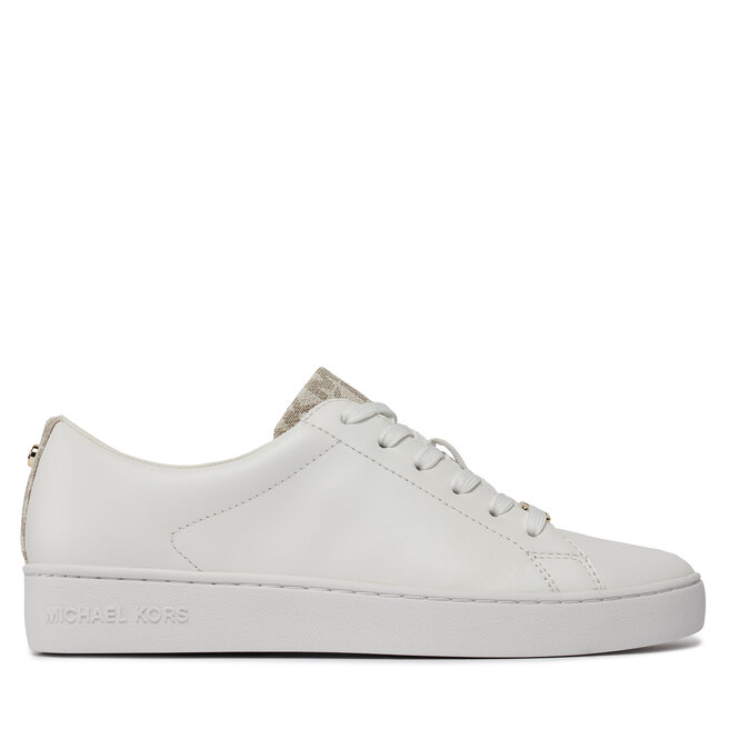 Sneakersy MICHAEL Michael Kors Keaton Lace Up 43R4KTFS2L Écru - kobiece