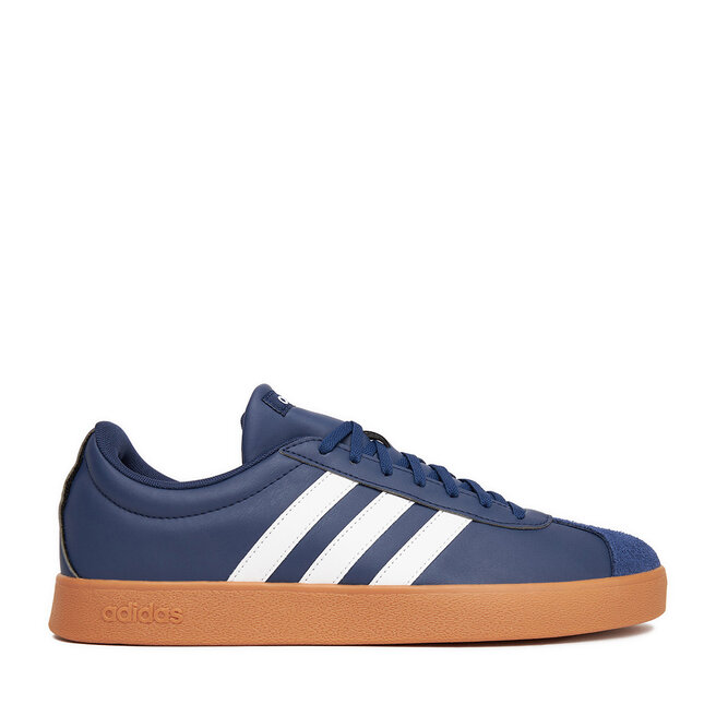 Sneakersy adidas VL COURT BASE JR2212 Granatowy - męskie