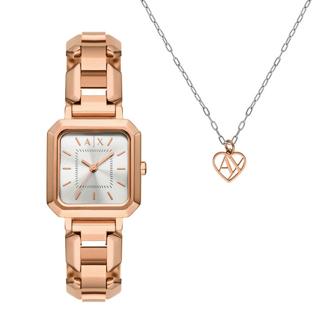 Zegarek Armani Exchange Leila AX7167SET Złoty -