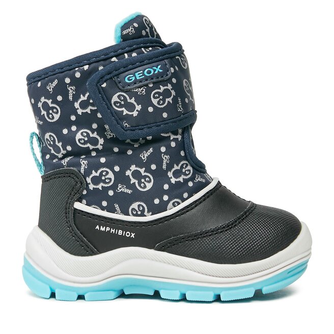 Śniegowce Geox B Flanfil Girl B Abx B263WG 0BCMN CF4N4 M Granatowy - dziewczęce