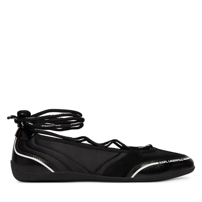 Baleriny KARL LAGERFELD Altia KL66111 Czarny -