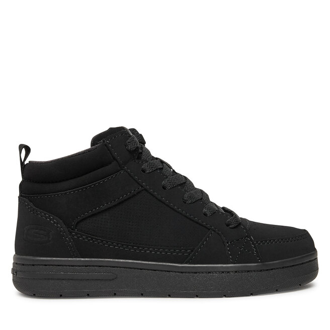 Sneakersy Skechers Smooth Street - Cozy 405618L/BBK Czarny - chłopięce