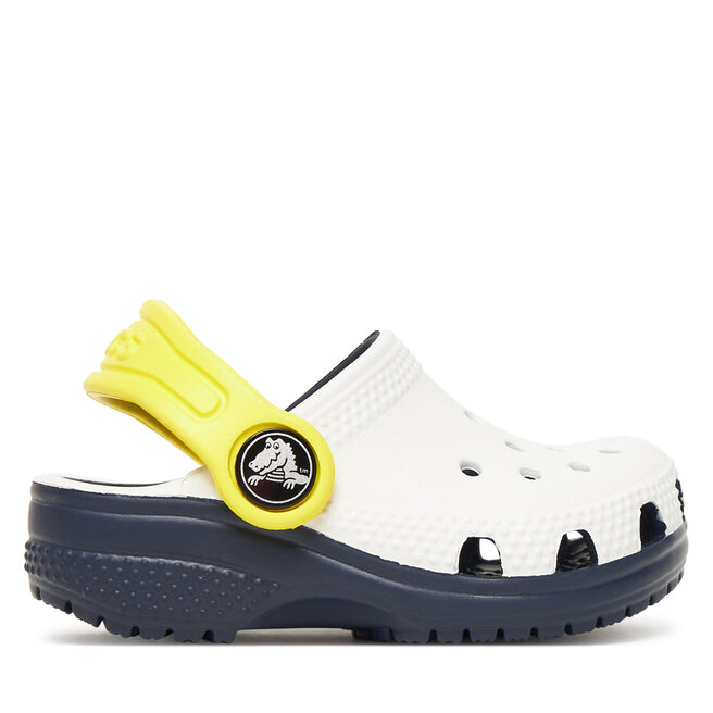 Klapki Crocs Toddler Retro Sport Classic Clog 211265 Biały -