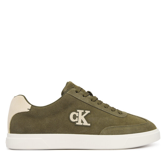 Sneakersy Calvin Klein Low Prof Cupsole Su HM0HM02125 Zielony - męskie