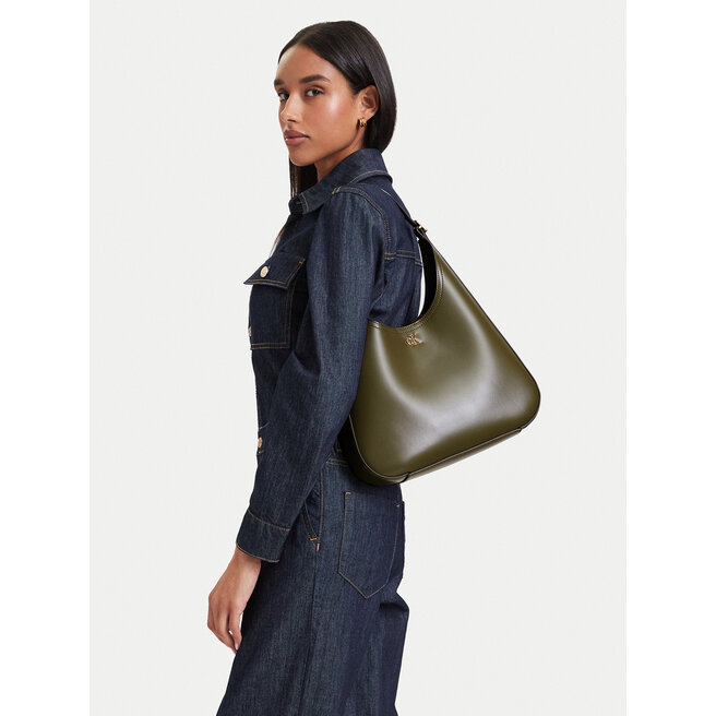 Torebka Calvin Klein Ck Medium Shoulder Bag LV04F3522G Zielony ciemny -