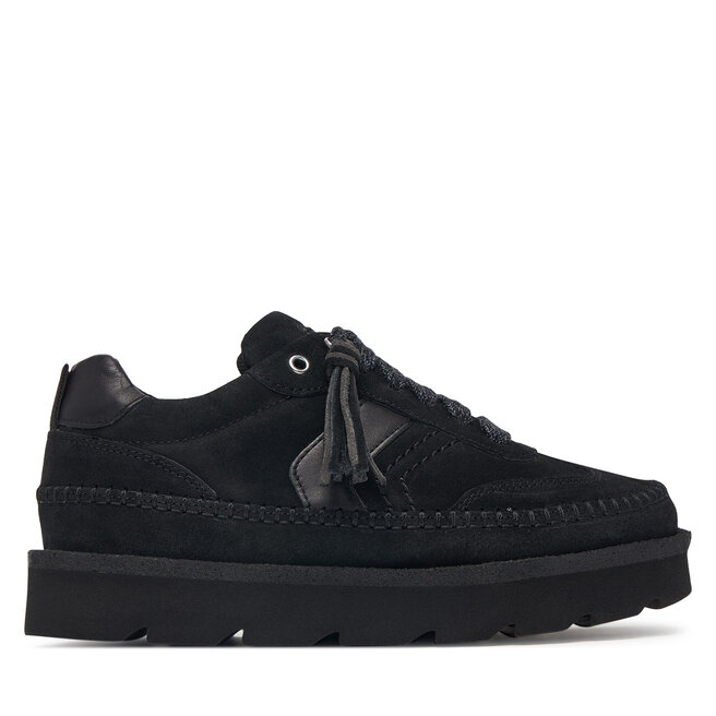 Sneakersy Clarks Meare Eve 26328099 Czarny - kobiece