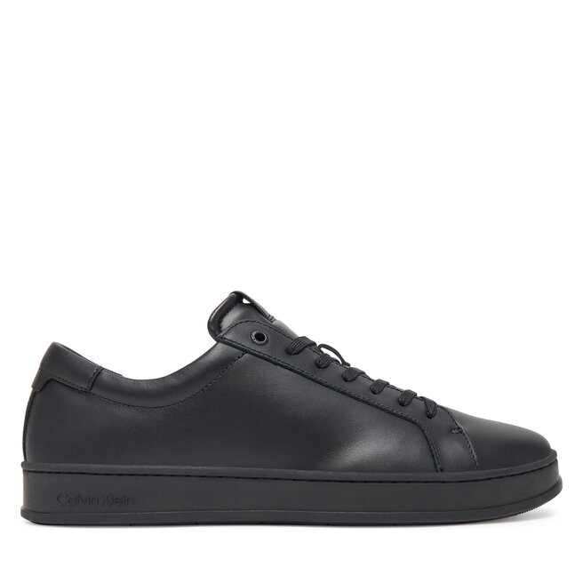 Sneakersy Calvin Klein Low Top Lace Up Lth HM0HM01971 Czarny - męskie