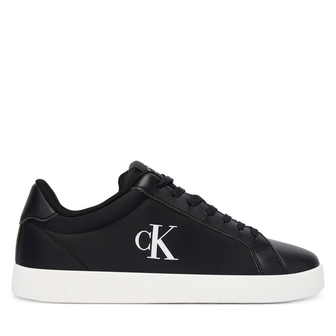 Sneakersy Calvin Klein 3 Cupsole Laceup Pu Mg YW0YW01781 Czarny - kobiece