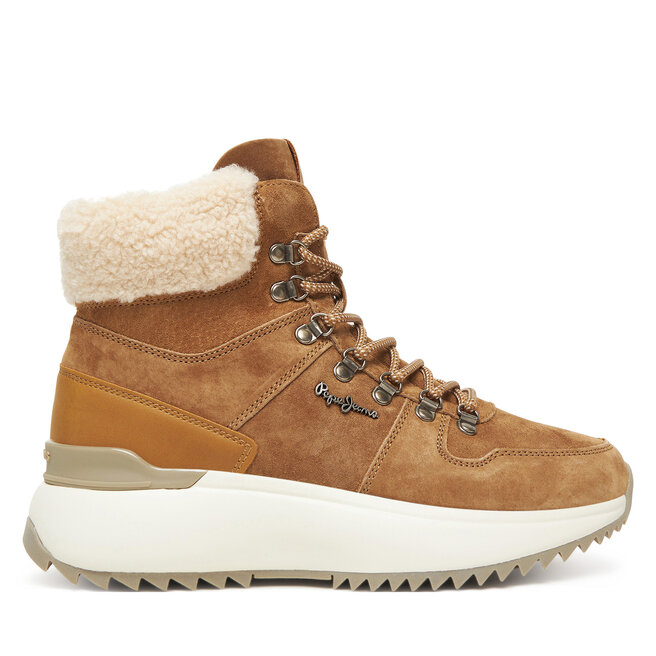 Trzewiki Pepe Jeans Kimi Desert W PLS600023 Brązowy - kobiece