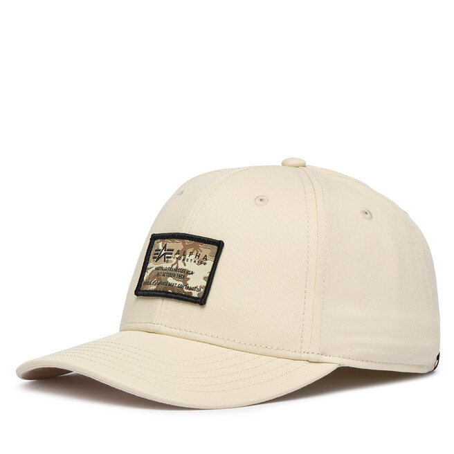 Czapka z daszkiem Alpha Industries Crew Camo 156903 Écru -