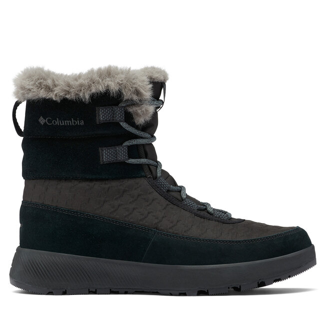 Śniegowce Columbia Slopeside Peak Luxe 2104991 Czarny - kobiece