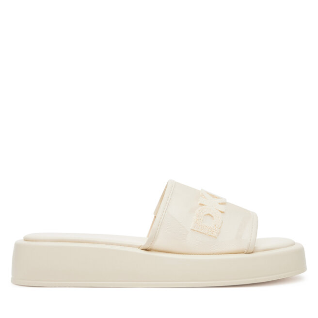 Klapki DKNY K2500541 Écru -