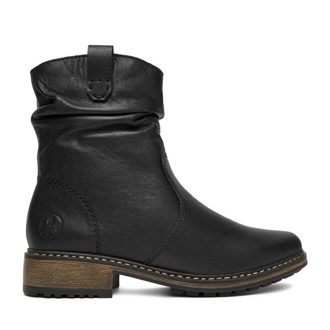 Botki Rieker Z6883-00 Czarny - kobiece