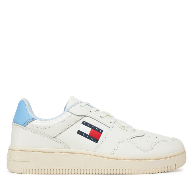 Sneakersy Tommy Jeans Tjw Retro Basket Ess EN0EN02505 Niebieski - kobiece