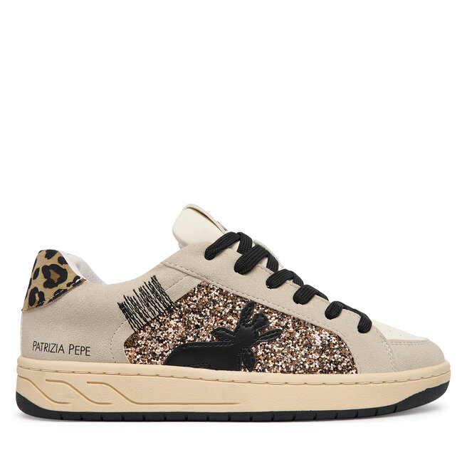 Sneakersy Patrizia Pepe PK420.06 Beżowy jasny - dziewczęce