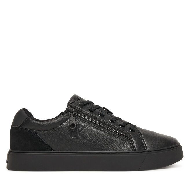 Sneakersy Calvin Klein Classic Cup Laceup Zip Lth YM0YM01437 Czarny - męskie