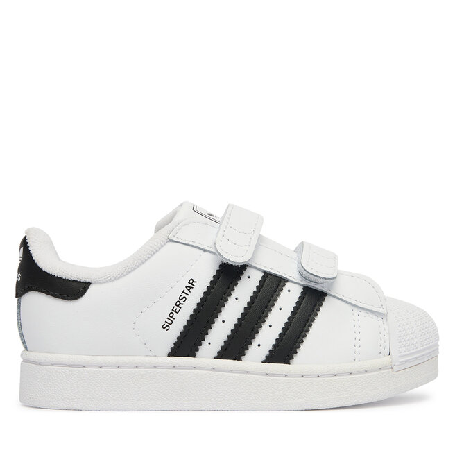 Sneakersy adidas Superstar II Cf I JI3990 Biały - chłopięce