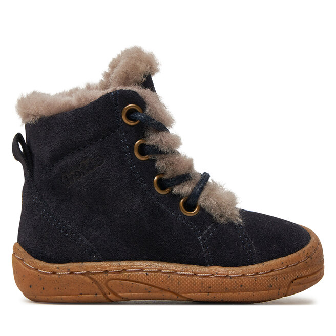 Trzewiki Froddo Minni Suede Laces G2110140-4 M Niebieski - dziewczęce