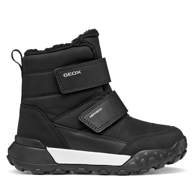 Śniegowce Geox J Trekkyup Boy B Abx J66MBA 0FU54 C9999 M Czarny - chłopięce