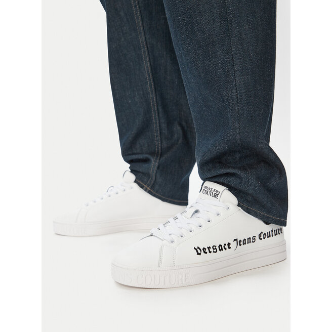 Sneakersy Versace Jeans Couture 80YA3SKC Biały - męskie
