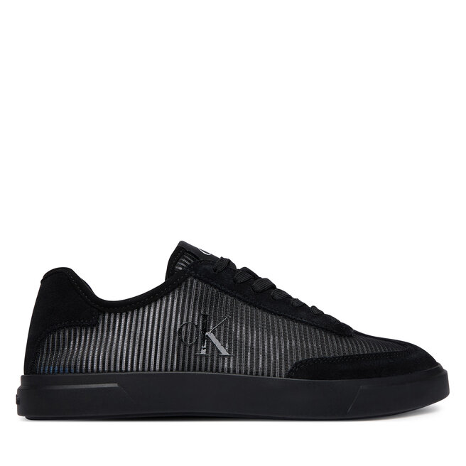 Sneakersy Calvin Klein Low Pro Cupsole Wt Striped Ny HW0HW03270 Czarny - kobiece