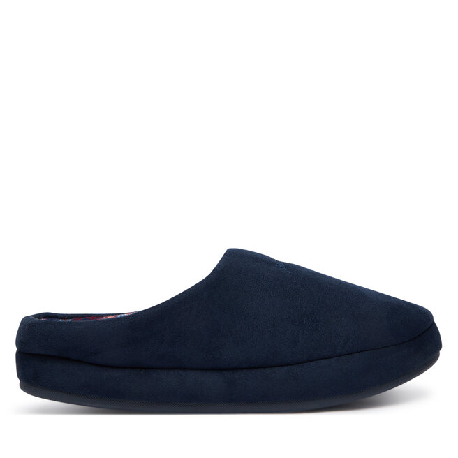 Kapcie Tommy Hilfiger M Check House FM0FM05615 Granatowy - męskie